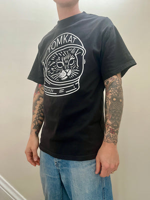 SPACE KAT Oversized faded t-shirt