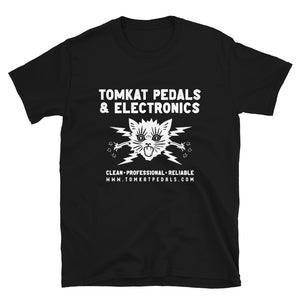 TOMKAT Crazy Cat Contractor T-Shirt - BLACK