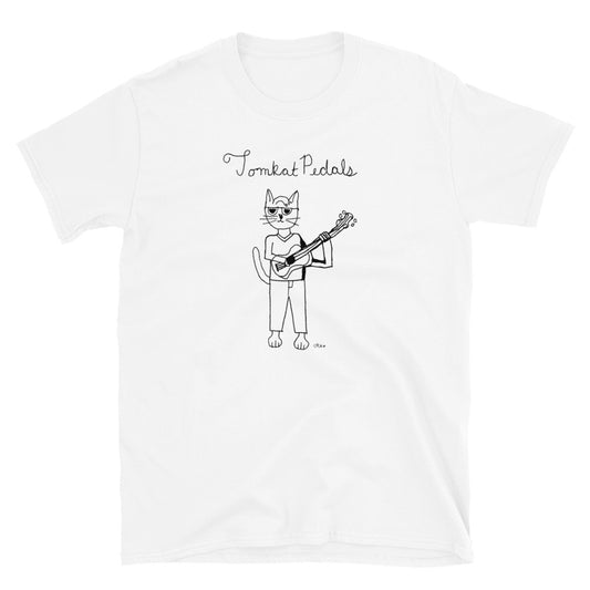 TOMKAT Cool Cat Short Sleeved T-Shirt - White